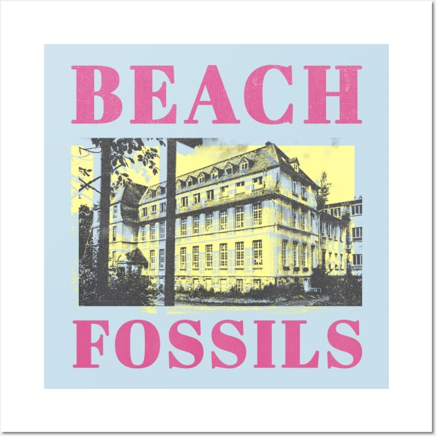 listen to beach fossils fanwork Wall Art by psninetynine